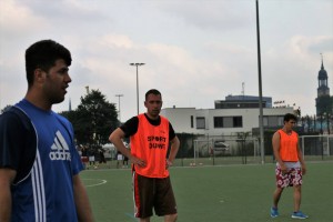 Training mit dem FC Lampedusa II