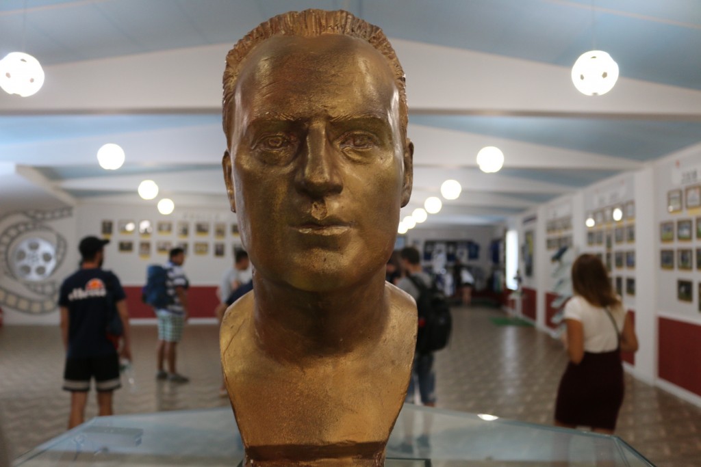 Ausstellungsraum zur Geschichte des Fußballs in Odessa